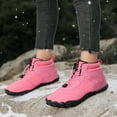 thumbnail image 3 of Barefoot Shoes Men Women Wide Toe Box Winter Minimalist Trail Runner Padded Warm Casual Hiking Cotton Boots Sneakers, 3 of 5