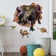 thumbnail image 6 of Yeetfub 3d Peel And Stick Clearance Cartoon Broken Wall Dinosaur Living Room Bedroom Home Background Wall Decoration Sticker, 6 of 7