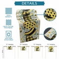 thumbnail image 6 of Spring Bee Love Table Runner - 108 Inch Long Yellow Daisy Eucalyptus Leaves Rustic Cotton and Linen Blended Dress Scarves Farmhouse Table Runner for Kitchen Dining, Coffee Table, 13" x 108", 6 of 8