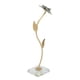 thumbnail image 1 of Adorno de mesa de flores Bling Bling estatua decorativa de metal y vidrio 16x6x6cm, 1 of 12
