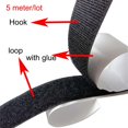 thumbnail image 3 of 5Meter Hook and Loop Fastener Scratch Tapes Magic Nylon Sticker Strip Self Adhesive Double Sided Strap for DIY Craft Accessories White 1meter 25mm Wide, 3 of 6