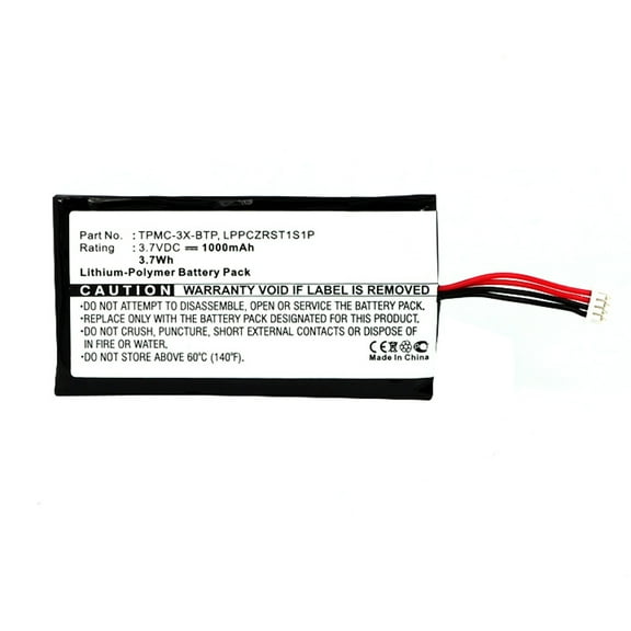 TPMC-3X-BTP, LPPCZRST1S1P Battery for Crestron TPMC-3X, TPMC-3X-LP, MTX-3, PTX3