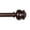 Cocoa, variant on Kenney Glendale 5/8" Standard Decorative Window Curtain Rod, 28-48", Cocoa