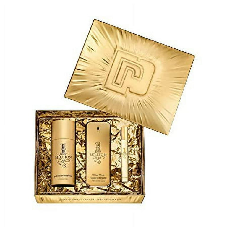 Paco Rabanne One Million 3 Piece Set Walmart