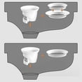 thumbnail image 3 of Squatting Toilet Odor Plug Squatting Pan Anti-smell Plug Plastic Anti-blocking Cover Squatting Smell Squat Pans Accessory, 3 of 7