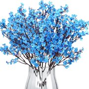 FXMLRLK 1 Bundle Artificial Flowers Gypsophila Bouquets Bulk Real Touch Fake Silk Flowers for Home Wedding DIY Floral Arrangement Kitchen Table Centerpiece Festival Decoration, Gray