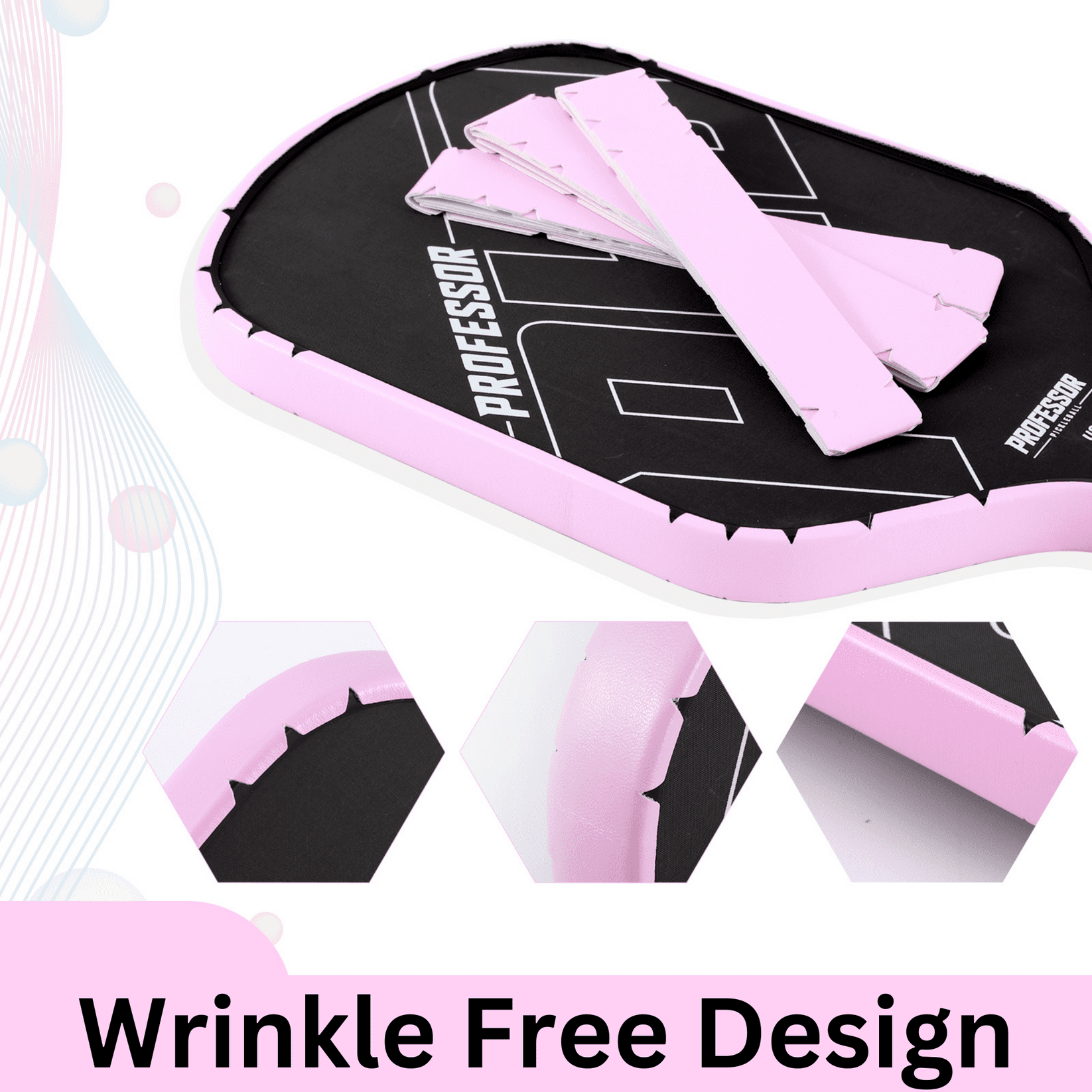 Professor Pickleballs, Edge Guard Tape, Pink, 12MM Paddle
