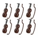 thumbnail image 3 of Dollhouse Musical Instruments 6Set Tiny Violin Home Decor 8.20X3.10X0.50cm Decorative Accessory For Photo Props, 3 of 5