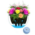 thumbnail image 4 of 【Hanging Rattan Planter】Self-Watering Woven Flower Pot - 3 Sizes for Indoor/Outdoor Plants (Resin, Wall-Mountable), 4 of 5