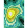 thumbnail image 2 of ALEF HOME Modern Hand-Tufted Parrot & Green Illusion Area Rug, 3x3, 2 of 4