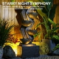 thumbnail image 5 of 6-Tier Garden Outdoor Fountains and Waterfalls with Lights & Bowls for Patio, Backyard, Deck, Porch and Home Decor, 5 of 6