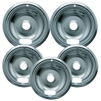Range Kleen Range Accessories 6 in. 3-Small and 8 in. 2-Large Drip  Plated (5-Pack) 12565X