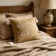 thumbnail image 5 of 17.7x17.7in Embroidered Cushion Cover With Tassels, 5 of 7