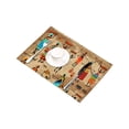 thumbnail image 3 of MKHERT Vintage Background with Beautiful African Women Placemats Table Mats for Dining Room Kitchen Table Decoration 12x18 inch,Set of 6, 3 of 4