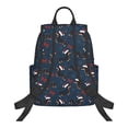 thumbnail image 2 of Naloa Christmas Dachshund Print Lightweight DayBackpack Suitable for school, work, shopping, travel, etc., 2 of 5