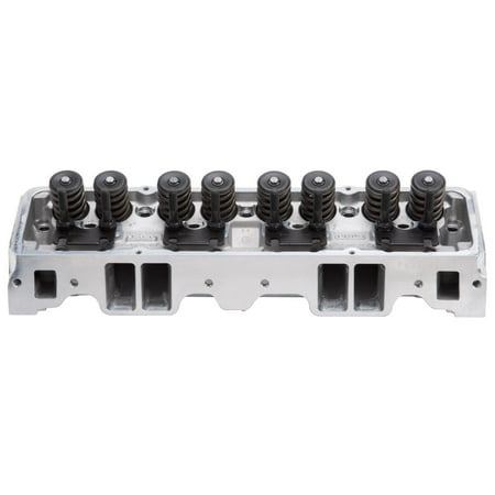 Edelbrock RPM Small-Block Chevy Straight Spark Plug 64cc Flat Tappet Polished