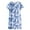 Z-Blue, variant on Nightgowns for Women Summer Cotton Silk Short Sleeved Sleep Dress for Middle Aged New Loose Fitting Home Wear Elderly Sleepwear Plus Size Dress