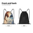 thumbnail image 4 of Bingfone Cloud Red And Blue Dragon Drawstrings Backpacks Bags for Men Women Gym Drawstrings Bag-Medium, 4 of 8