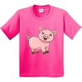 thumbnail image 3 of Inktastic Cute Pig Youth T-Shirt, 3 of 5