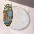 thumbnail image 4 of Engineer Stained Glass Suncatcher Window Hanging – Personalized Window Hanging, Holiday Gifts for Engineer, Colleagues, Parents or Friends, Christmas 2025, 4 of 5