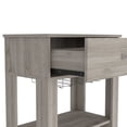 thumbnail image 4 of Gray Bar Cart with 8 - Glass Stemware Rack | Ideal for Wine Tasting Events | Enhances the Wine - serving Experience, 4 of 5
