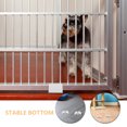 thumbnail image 3 of Houderco 10Ud Base Triangular Plástico Para Soporte De Puerta Y Valla De Perro Compatible Universalmente, 3 of 8