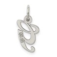 thumbnail image 4 of Sterling Silver Script Letter G Initial Charm Pendant, 4 of 4