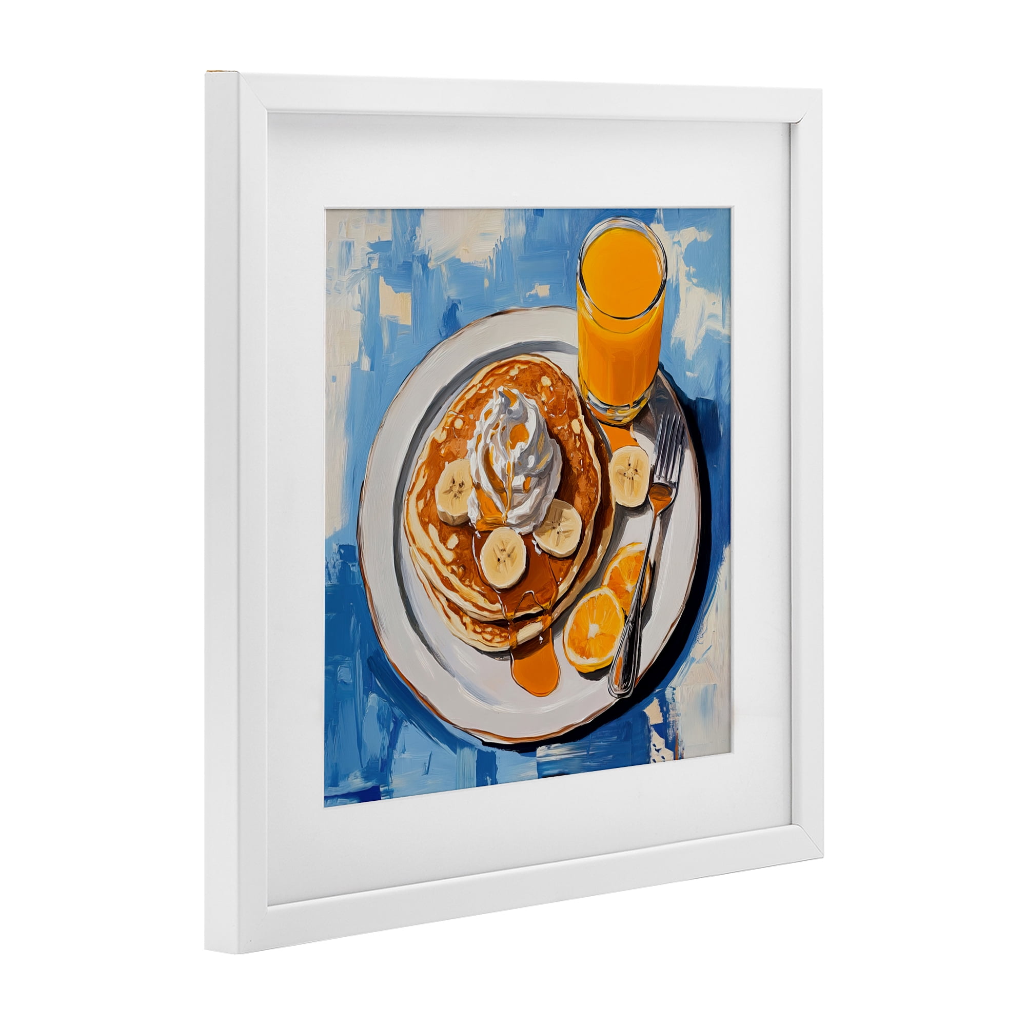 Stupell Industries Banana Bliss Sunshine White Framed Print Under Glass, design by Tina LeCour
