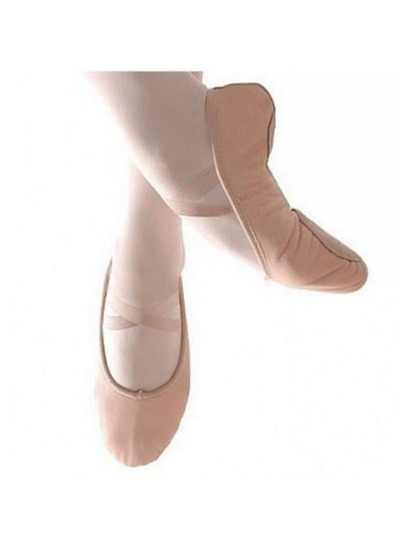 Child Kids Girl Soft Anti-slip Ballet Pointe Dance Shoes Canvas Gymnastics Shoes 