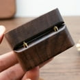 thumbnail image 7 of EUDIDV Romantic Presents Ring Box Jewelry Box Wooden Ring Box Engagement Ring Box With 1 Slot Wedding Ring Box For Ring Elegant And Retro Ring Box For Wedding Proposal Valentine's Decor, 7 of 7