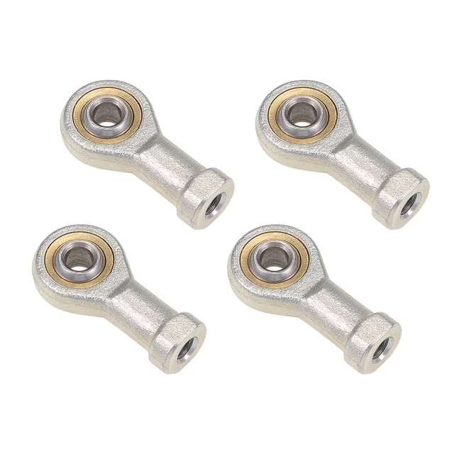 6mm Rod End Bearing, M6x1.0mm Rod Ends Ball Joint Female Left Hand Thread 4pcs