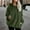 Green, variant on Winter Tops for Women Thick Fuzzy Soft Hooded Long Sleeve Warm Sweatshirts Tops with Pockets