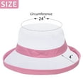 thumbnail image 5 of sun blocker women's sun hat upf 50+ bucket cap packable outdoor travel hat, 5 of 7