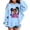V20-Blue, variant on WhouRiu Girls Cartoon Graphic Hooded Sweatshirts Kids Autumn Casual Pullover Hoodies