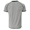 thumbnail image 5 of YDLCAFD Male Spring And Summer Retro Business Casual Travel Multi Buttons O Neck Solid Color T Shirt Short Sleeve Top, 5 of 5