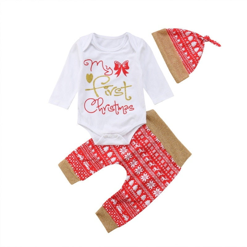 3 month christmas outfit girl