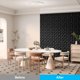 thumbnail image 3 of Panel decorativo de pared Art3d, paquete de 33, textura diamante, 30 x 30 cm, negro, 3 of 9
