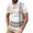 White, variant on FBMDBB Men's Casual Fashion Trend Loose Button Striped Lapel Short Sleeved T Shirt Men S Big And Tall