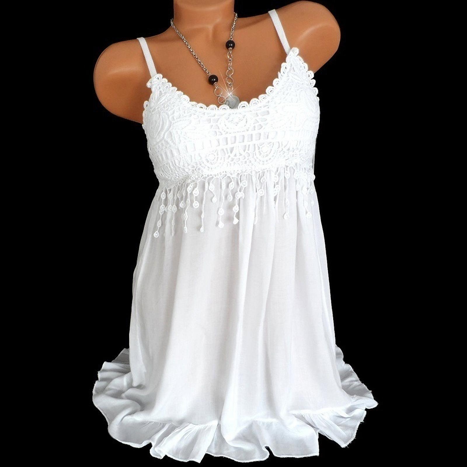 Sexy Sleeveless Lace Babydoll Dress 