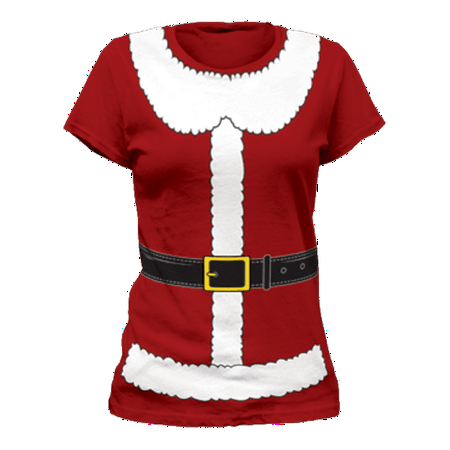 Mrs. Santa Claus Womens T-Shirt Costume Christmas St. Nick Xmas