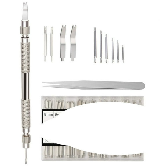 Phenofice 114-Piece Watch Repair Tool Kit with Watch Band Pin Remover and Fitting Tools for
