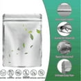 thumbnail image 3 of Resealable Mylar Bag For Food Storage - 50 Pack With Oxygen Absorber - Ideal For Grains And Nuts, 3 of 5