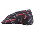 thumbnail image 2 of Chapeau de chef pour homme et femme, traiteur, boulanger, cuisinier, béret à bec de canard, casquette de golf (piment fort), 2 of 3
