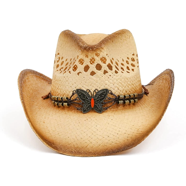 Straw Cowboy Hat for Women and Men with Shape-It Brim  display picture 1