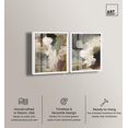 thumbnail image 2 of Muted Tones Harmony Pair Shadowbox Print Boho Wall Decor Set by Art Remedy, White Frame, 16 x 20, 2 of 6