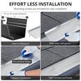 thumbnail image 3 of Accreate Gutter Guard, Leaf Filter Gutter Protection Mill Finish Aluminum Gutter Cover System for Gutters fits Any Roof Gutter Type, 3 of 8