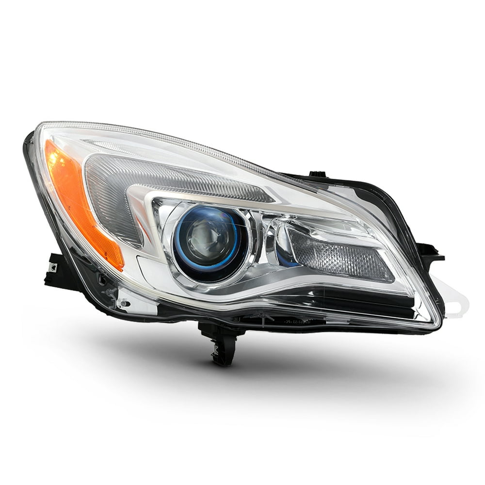 For 201417 Buick Regal Halogen Projector Headlight Chrome Passenger