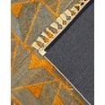 thumbnail image 4 of Prabhav Geometric Orange Bamboo Area Rugs for Living Room Washable Rugs Boho Moroccan Area Rug Soft Neutral Geometric Bohemian Distressed Indoor Rug for Bedroom Dining Room Office Nonslip Rug, 4 of 8