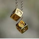 thumbnail image 1 of The Last Jedi Han Solo Lucky Dice Prop Gold Color Smugglers Dice/cube Charm Jewelry 30 Kb, 1 of 3