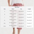 thumbnail image 3 of Xdegoge Casual Cropped Pants for Women Plaid Straight Leg Capris Elastic Waist Drawstring with Pockets Lightweight Flattering Lounge Bottoms Summer Everyday Wear, 3 of 6